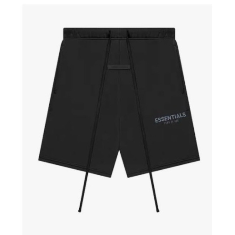 Fear of God Essentials Men Black Fleece Sweat Shorts XS
